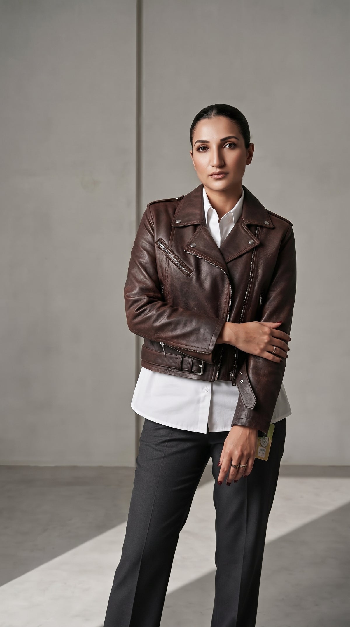 Sheep Leather Biker Jacket