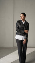 Sheep Leather Biker Jacket